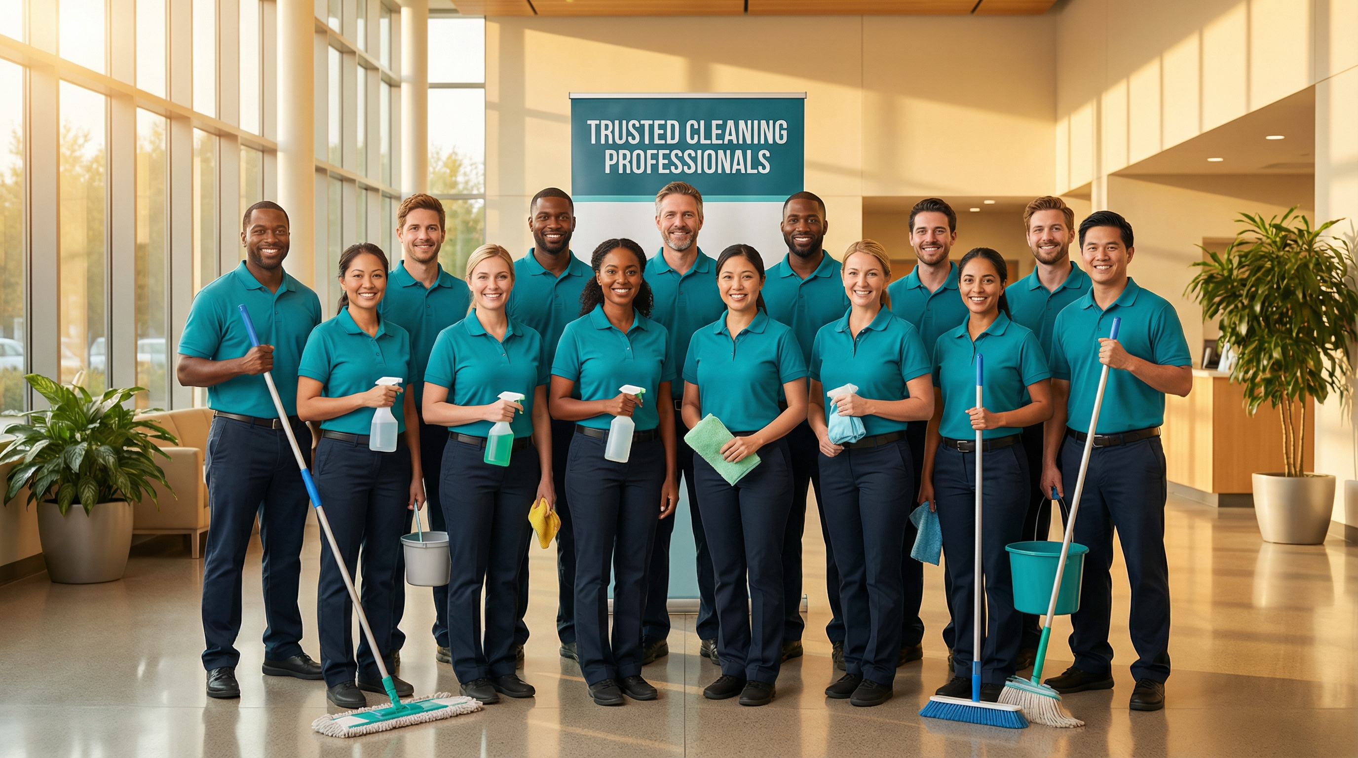 Our professional cleaning team